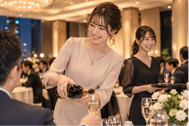 ホテル・宴会場でのお仕事イメージ